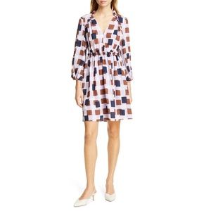 Kate Spade Geo Square A-Line Dress